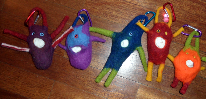 Filzen zum Kindergeburtstag